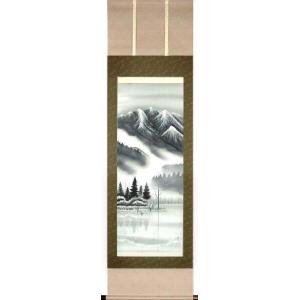 掛け軸 四季草花 （横山香秋） （掛軸小物なし） 【掛軸】 : 掛け軸