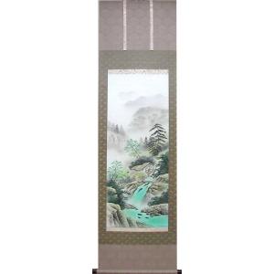 掛け軸 赤富士 (松原正峰) （掛軸小物なし） 【掛軸】 : 掛け軸・絵画
