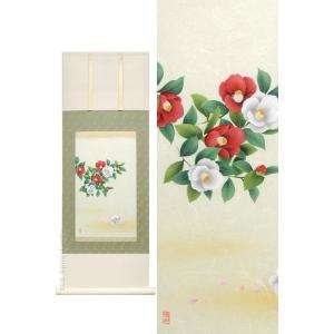 お盆お彼岸大特価　希少掛軸★鈴木優莉作 花ひら観音 尺五立★高さ：約189cm お盆お彼岸大特価 希少掛軸☆鈴木優莉作 花ひら観音 尺五立☆高