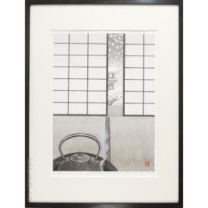 絵画 油絵 弘前城の桜 （木村由記夫） 【肉筆】【油絵】【桜絵】【日本