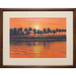 平山郁夫 「 流沙浄土変 」 岩絵具方式 複製画 絵画 日本画 版画