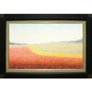 絵画 油絵 白樺林 F50号 （早瀬遼） 【海・山】【肉筆】【油絵】【日本