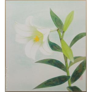 絵画 油絵 朝焼けの海 (朝隈敏彦) 【海・山】【肉筆】【油絵】【6号