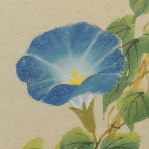 高級色紙「朝顔」邦夫(色紙絵)の詳細画像2
