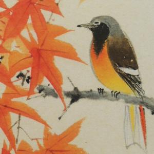 高級色紙「紅葉」邦夫(色紙絵)の詳細画像2