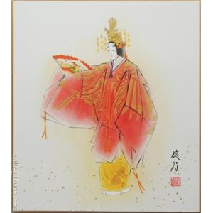 掛け軸 竹に雀 (井上秀城) 【掛軸】【一間床】【丈の短い掛軸】【花鳥