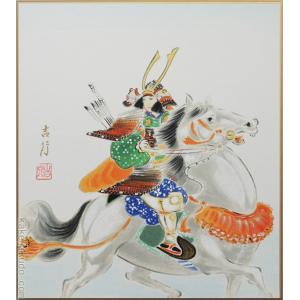 高級色紙「赤富士」湧光（色紙絵） : 掛け軸・絵画の専門店 掛軸堂画廊