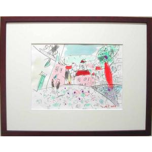 絵画 油絵 佐藤徹 プロヴァンス 【肉筆】【油絵】【外国の風景