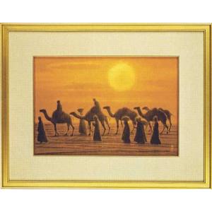 平山郁夫 「 夕映薬師寺 」 岩絵具方式 複製画 絵画 日本画 巨匠