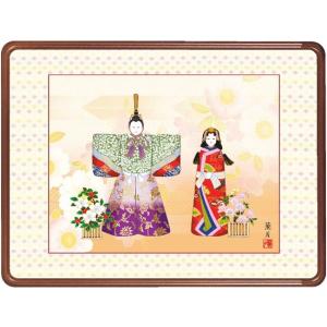 お雛様 桃の節句 額 飾り ひな祭り 初節句 雛人形 : 掛け軸屋 和紙苑