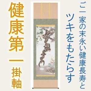 掛け軸-海棠に尾長鳥／狩野 探幽(尺五)幅54.5×高さ190cm モダン