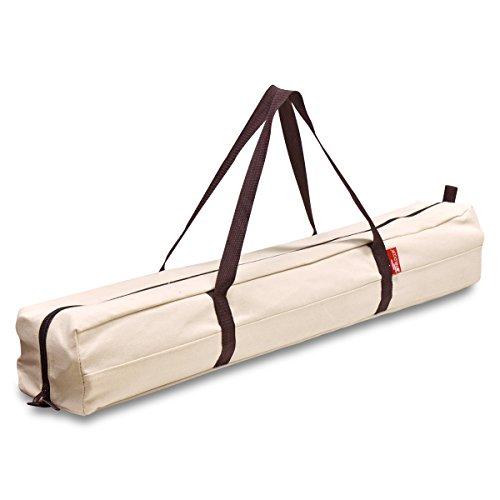 FIELDOOR 木製テントポール用 帆布 収納バッグ 最大4セットまで収納可能 ケース 袋