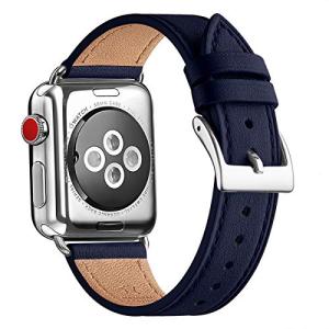WFEAGL  Apple Watch バンド,は本革レザーを使い、iWatch SE、 Serie...