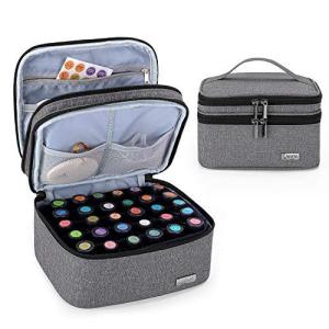 LUXJA エッセンシャルオイル ポーチ 30本収納