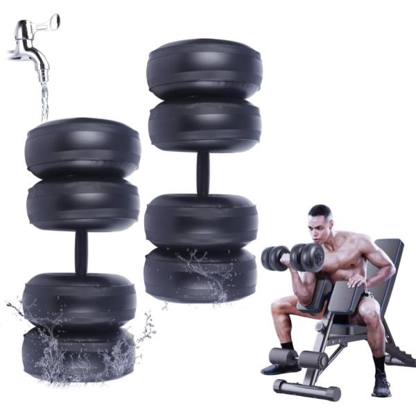 DEIRIS ウォーターダンベル 可変式ダンベル 20kg 水 ダンベル 5kg 10kg 調整可能...