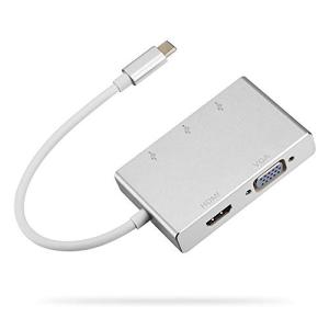 CISOO TYPE C HDMI VGA 変換アダプタ USB-C ハブ USB3.0 hdmi ポート VGAポート usb c hami vga ドッキングステーション USBC-VGA USBの商品画像