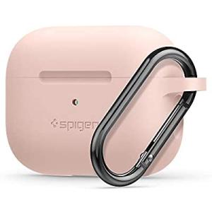 Apple AirPods Pro ケース カラビナ リング 付き Spigen　シンプル シリコン...