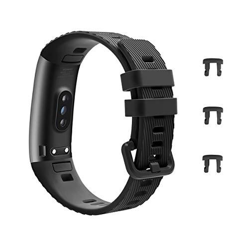 HUAWEI Band 4 pro/Band 3 pro 交換用ベルト ATiC ファウェイバンド ...