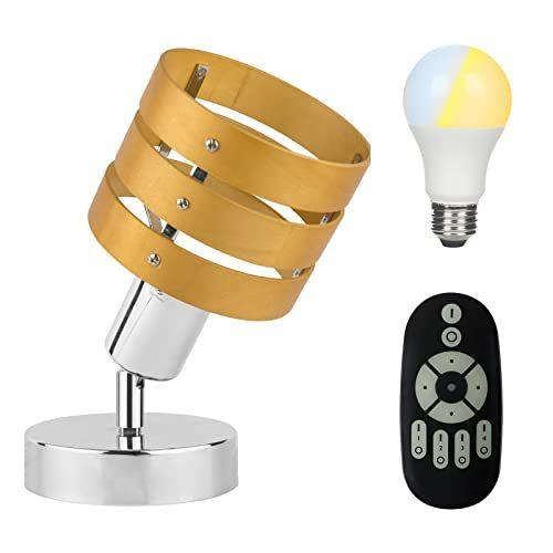 フロアランプ 1灯 ナチュラル 調光調色LED電球60W形付き リモコン対応 E26 テーブルライト...