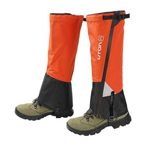 Icejoy 登山用ゲイター 防水 通気 ロングゲイター 高耐久性 レッグカバー 軽量 登山スパッツ 登山ゲイター ロン
