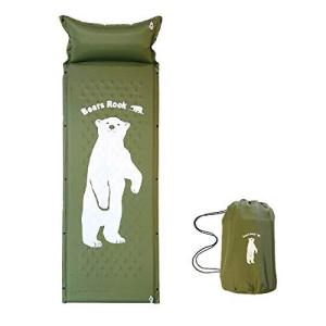 Bears Rock ベアーズロック キャンプ マット 厚さ 3cm 自動膨張式 フィットキーパー Fit Keeper  TM-103