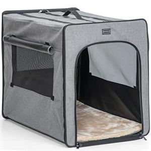 Petsfit ペットケージ ポータブルケージ ソフトクレート ペットハウス  折り畳み式 持ち手付き 軽量