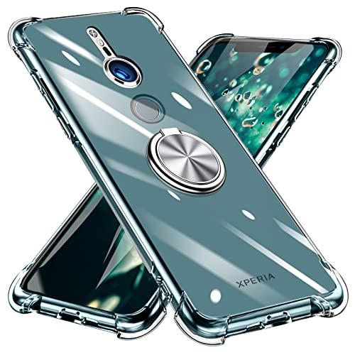 Xperia XZ3 ケース リング付き クリア TPU グラデーション色 SO-01L SOV39...