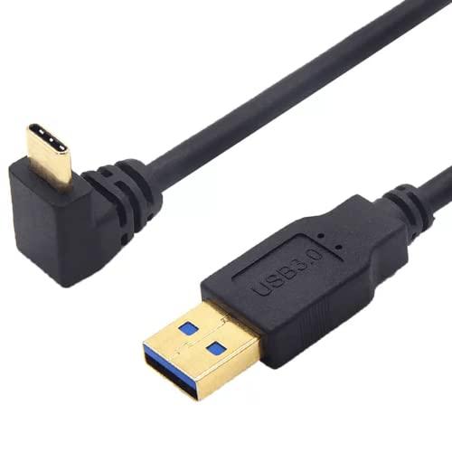 KKM-ラブショー USB Type C3.2 方向変換 ケーブル, 1.5m 1.8mUSB-A ...