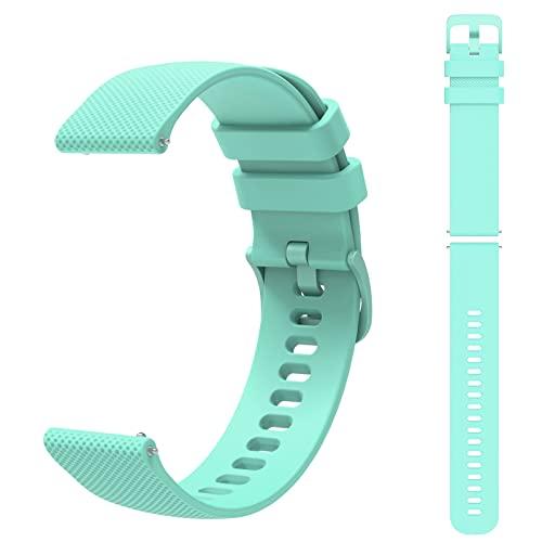 Qosea 時計バンド  18mm, グリーン 時計バンドシリコンバンド 防水時計替えベルト 腕時計...