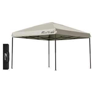 FIELDOOR 組立て簡単 3.0×3.0m ワンタッチタープテント ライトベージュ