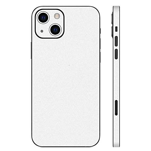wraplus スキンシール iPhone14 と互換性あり  ホワイト  背面 側面 カバー フィ...