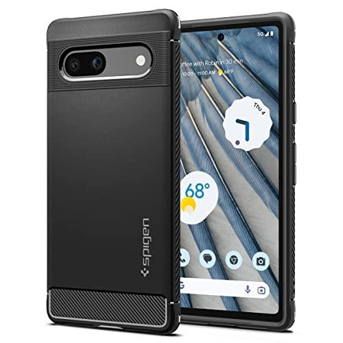 Spigen Pixel 7a ケース TPU ストラップ穴付き  ソフトケース 米軍MIL規格取得...