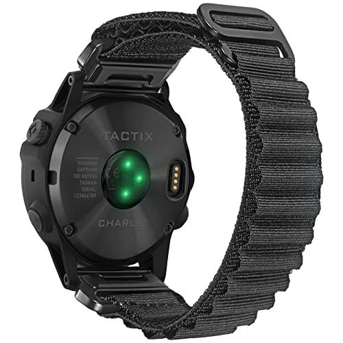 GARMIN ガーミンベルト QuickFit ガーミンナイロンバンド 26MM Garmin Fe...