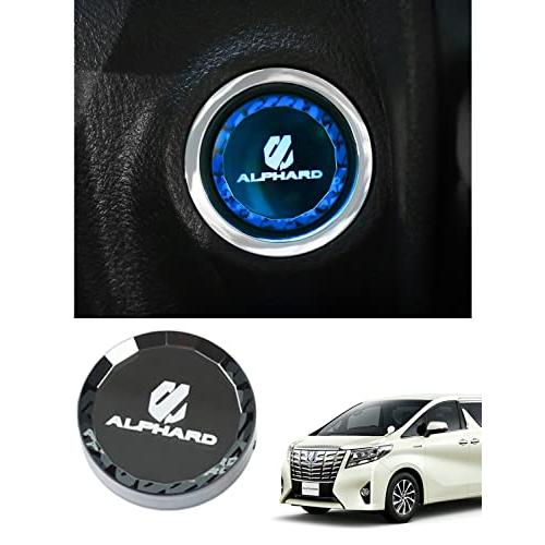 ALPHARD アルファード 30系 クリスタル表面処理 エンジン スタートカバー スタートボタンカ...