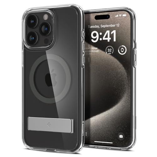 Spigen iPhone 15 Pro Max ケース クリア MagSafe対応 スタンド付き ...