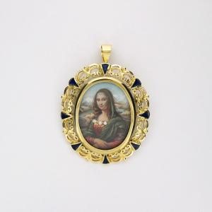 CAMEO 【限定1点】 K18 イエローゴールド シェル カメオ ブローチ 日本