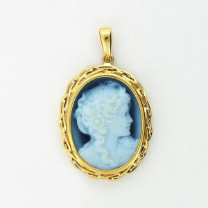 CAMEO（カメオ） 【限定1点】 K18 イエローゴールド シェル ブローチ