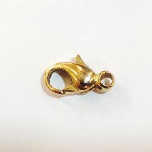 1個売り】 留め具 18金 イエローゴールド フック ロブスタークラスプ