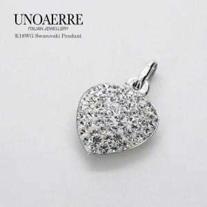 UNOAERRE（ウノアエレ） K18 ゴールド ハート カギ ペンダントトップ