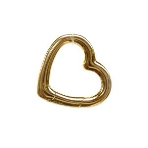 UNOAERRE（ウノアエレ） K18 ゴールド ハート カギ ペンダントトップ