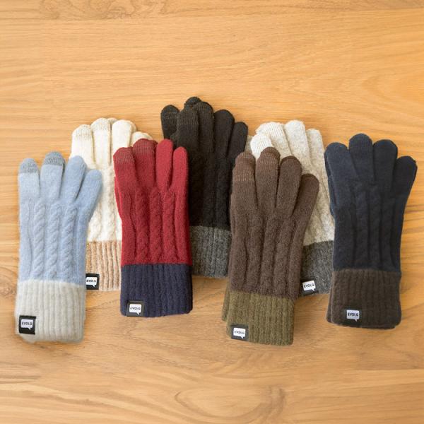 手袋 おしゃれ スマホ 対応 スマートフォン対応 防寒 日本製 暖かい フリー サイズ メンズ レデ...