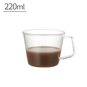 コーヒーカップ 220ml マグカップ コップ ガラス カップ 耐熱ガラス コーヒー お茶 ティー シンプル おしゃれ カフェ 北欧 KINTO キントー CAST キャスト｜kakko