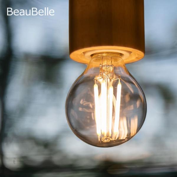 LEDフィラメントクリプトン電球 E17 4W 色温度 2700K 電球色 明るさ 400lm BB...