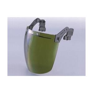 トーヨー TOYO　３次元曲面フェースシールド　No.1175-G　ヘルメット取付型