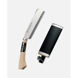 豊稔光山作 安来鋼青紙付 片刃腰鉈 　HT-3517 　刃長180mm｜kakoman-net