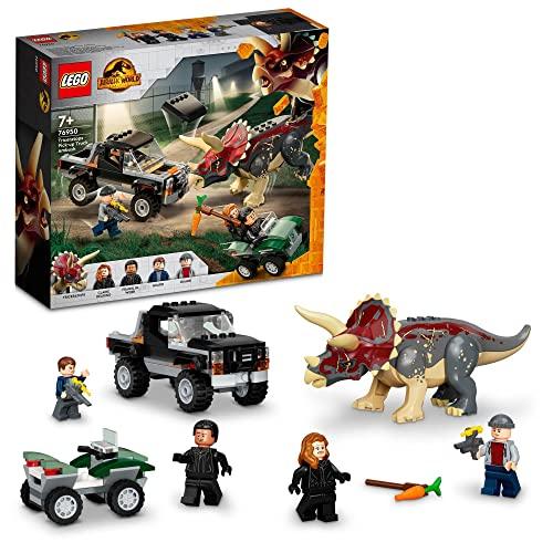 レゴ LEGO ジュラシック・ワールド トリケラトプスのトラック襲撃 76950 おもちゃ レゴブロ...