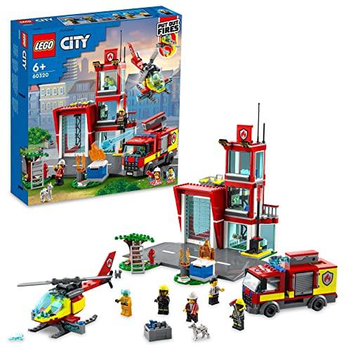 レゴ LEGO シティ 消防署 60320 おもちゃ レゴブロック レゴシティ 消防車 車 ヘリコプ...