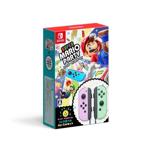 スーパー マリオパーティ 4人で遊べる Joy-Conセット パステルパープル パステルグリーン S...