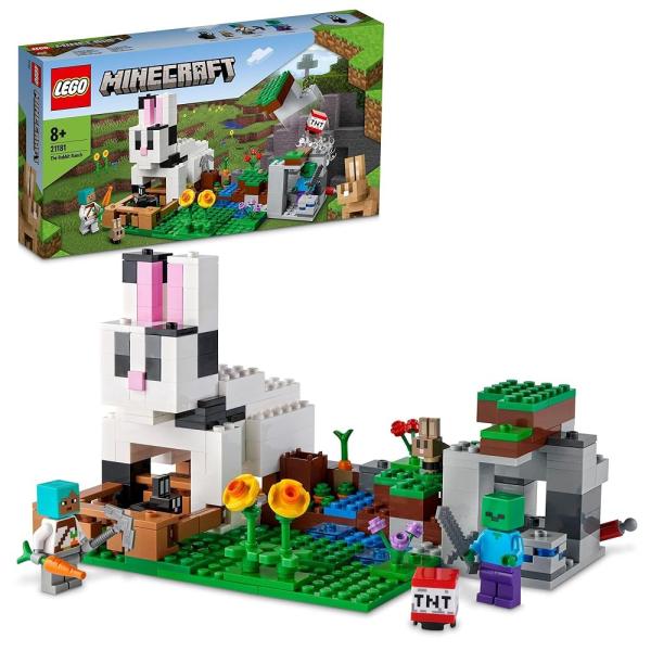レゴ LEGO マインクラフト ウサギ牧場 21181 おもちゃ レゴブロック レゴマインクラフト ...