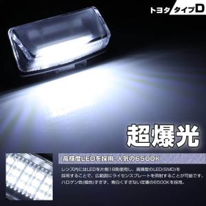 LED ライセンス ランプ 2ピース ナンバー...の詳細画像1